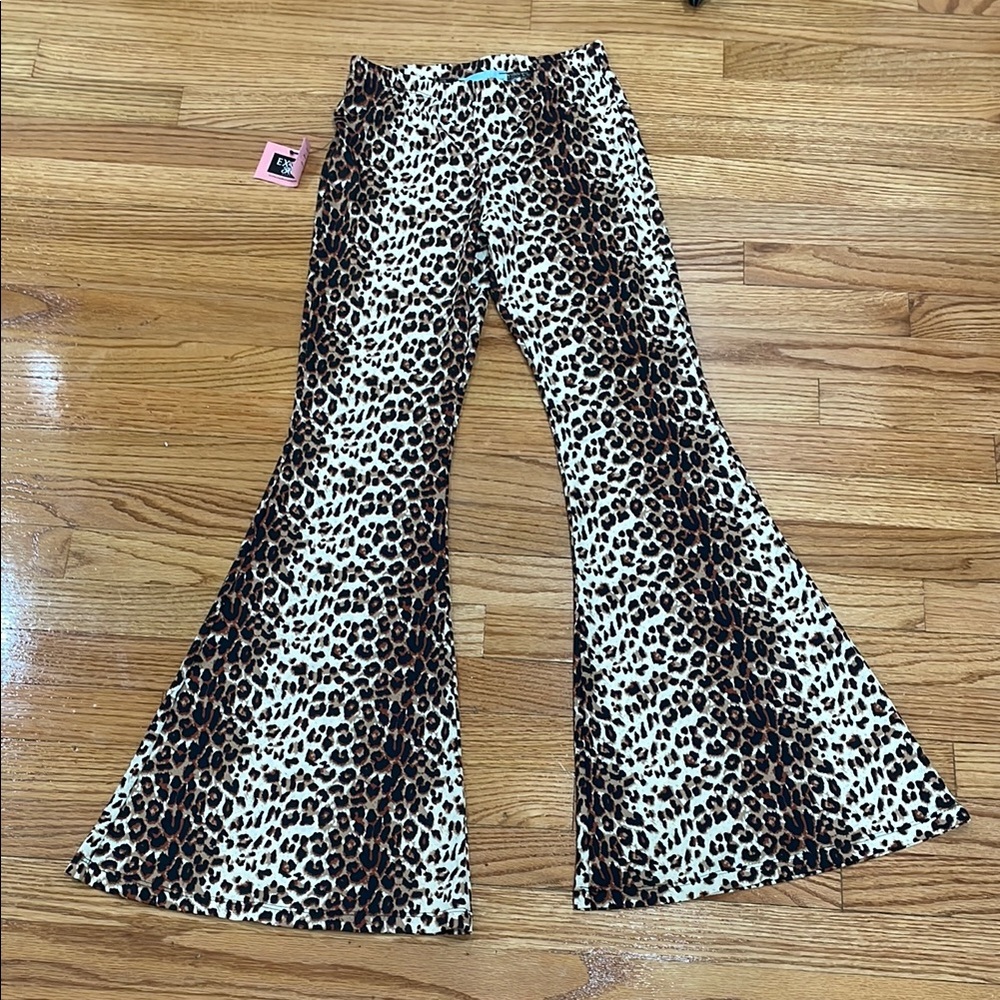 Brown and Black Boot Cut Flare Pants